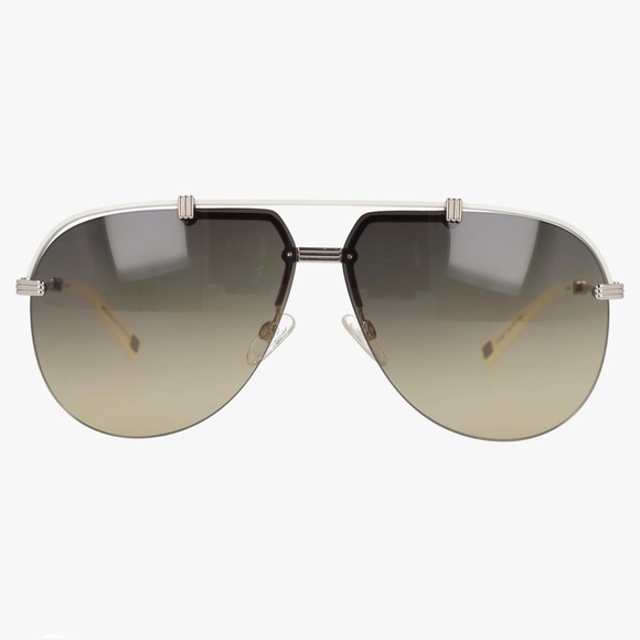 NIB Dior DYJ Light Gold and Ivory Croisette4 Aviator Sunglasses Brand new - Picture 2 of 15